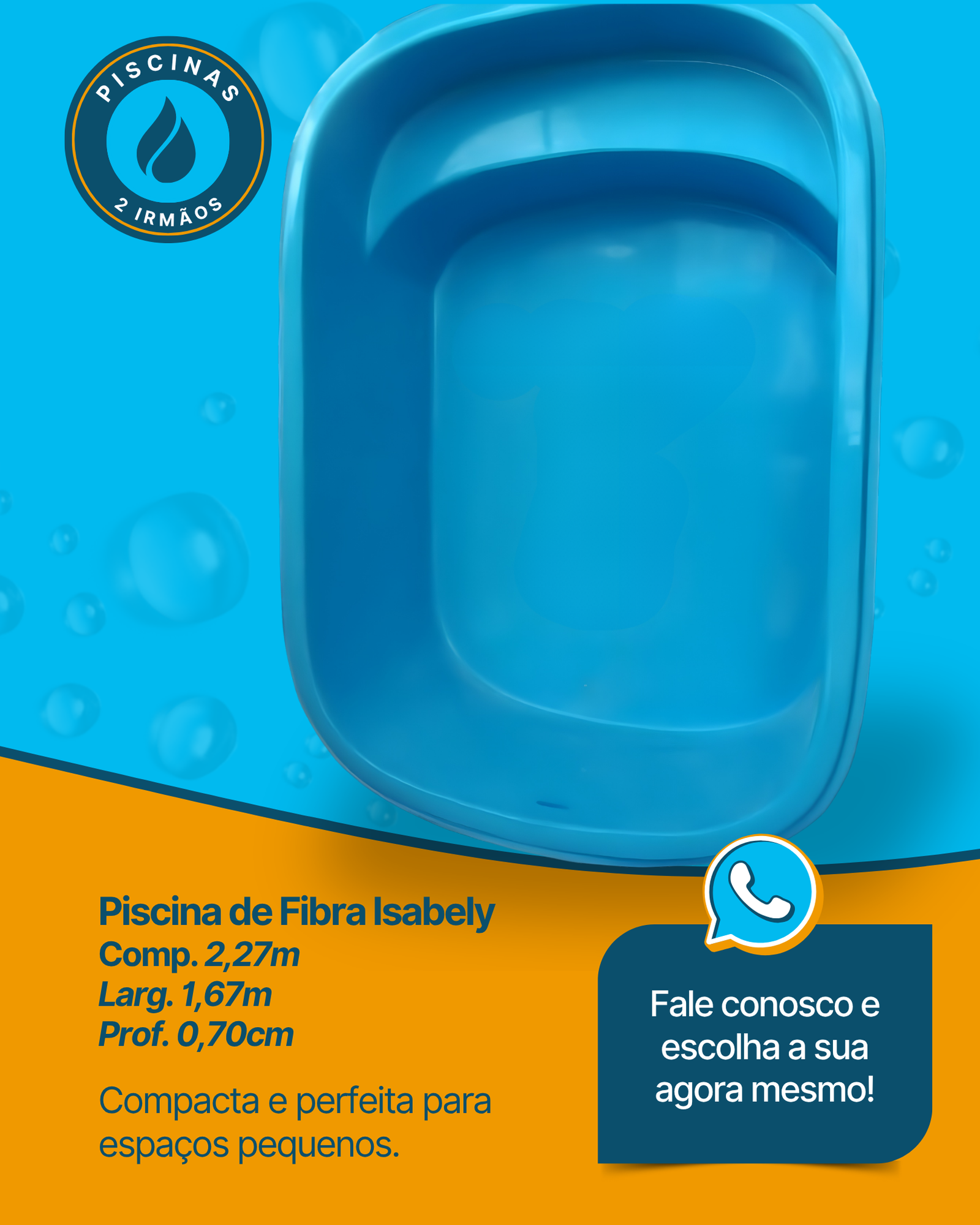 Piscina Isabely - 2 irmãos