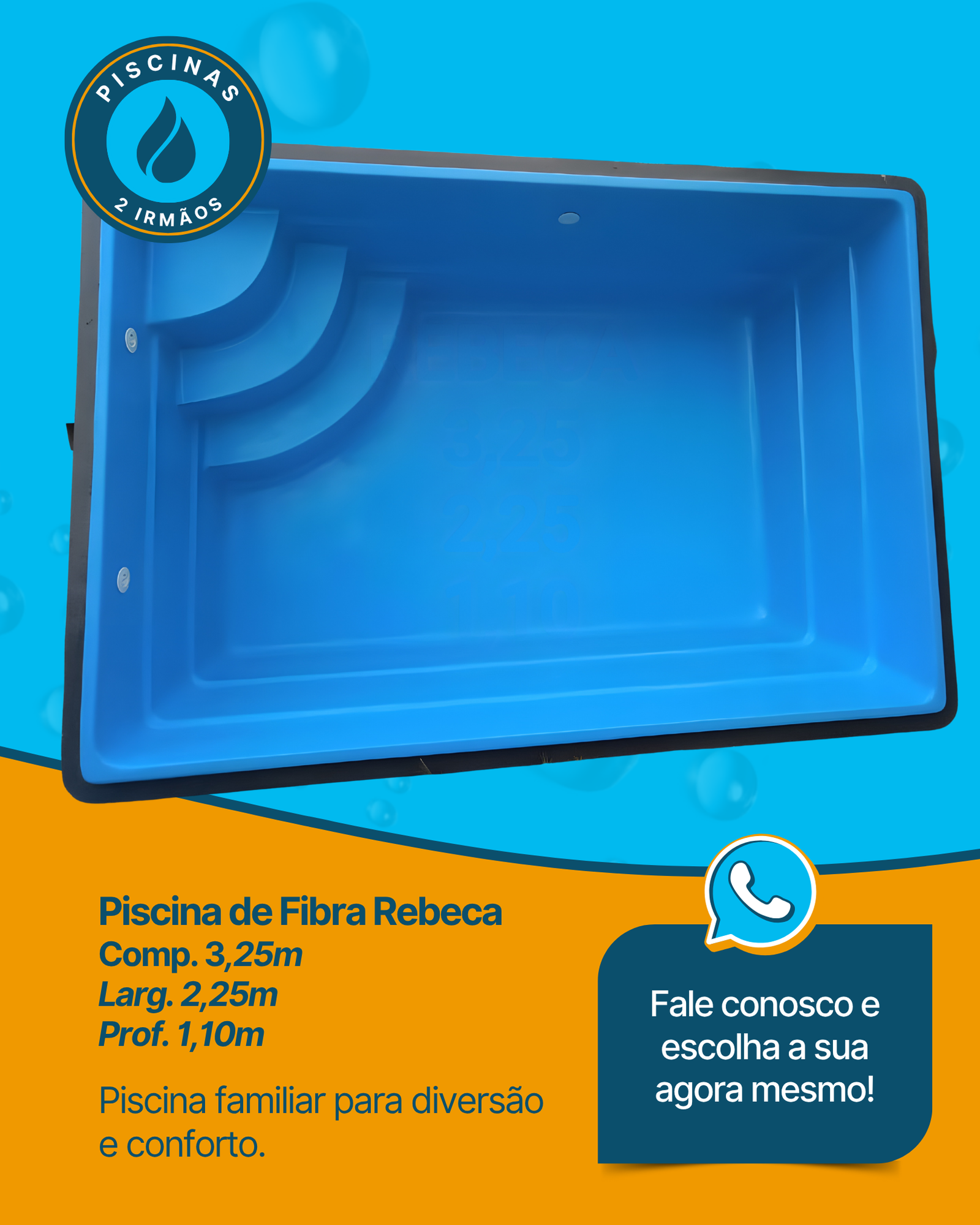 Piscina Rebeca - 2 irmãos