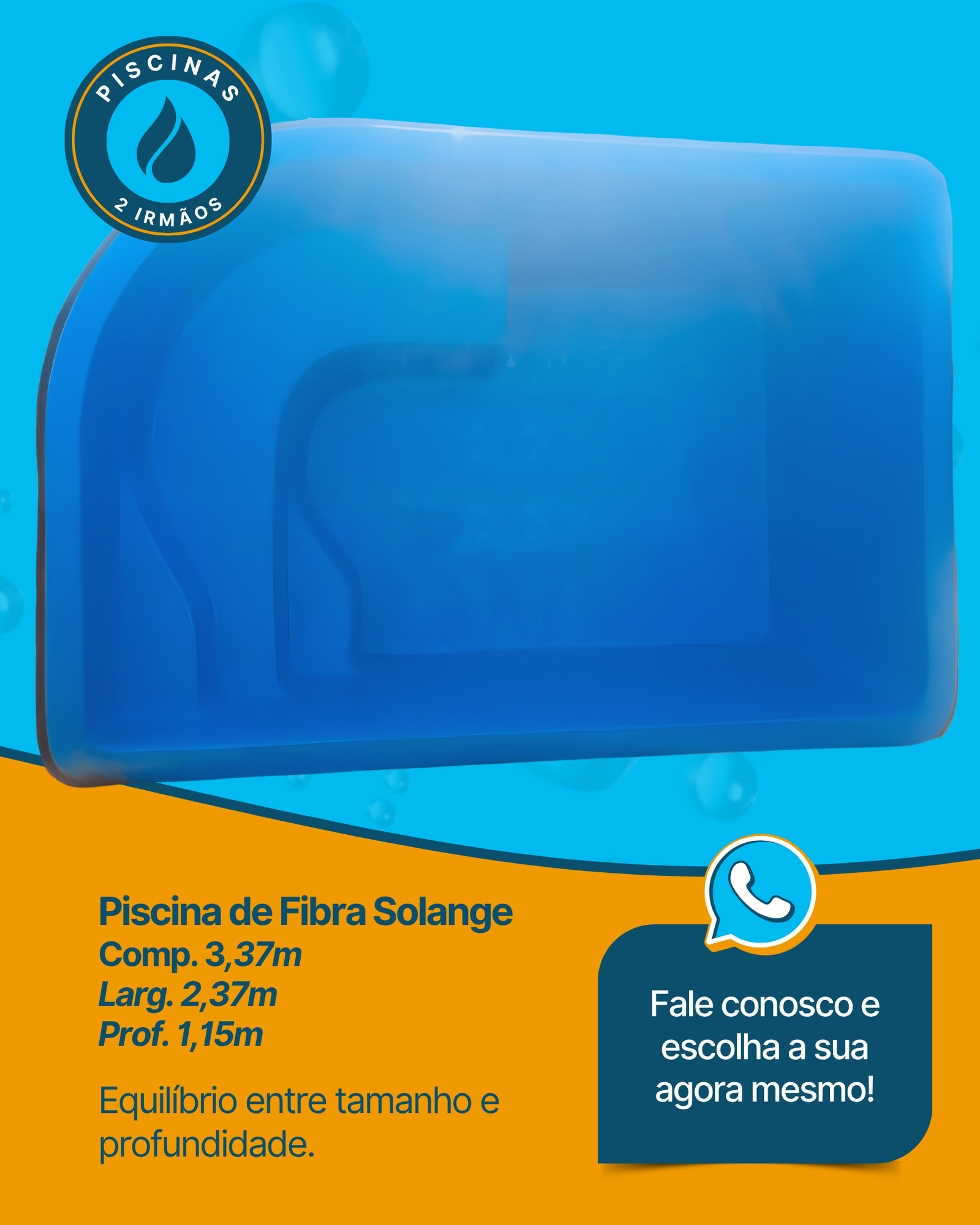 Piscina Solange - 2 irmãos