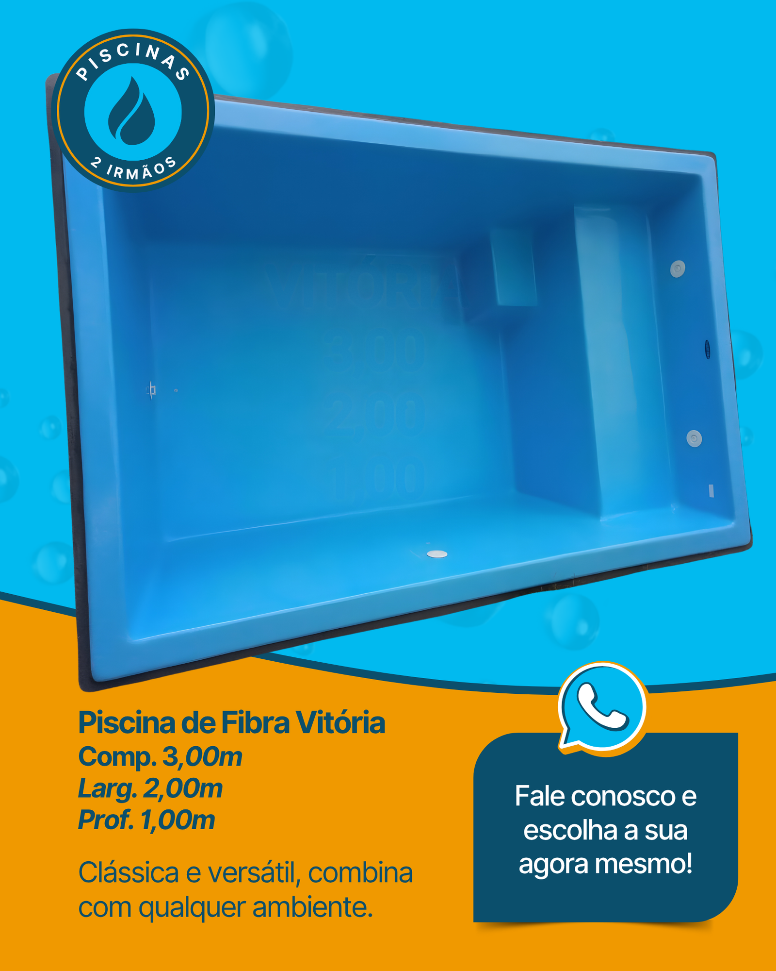 Piscina Vitória - 2 irmãos